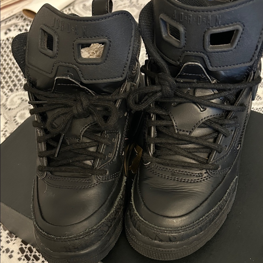 Jordan Black High-Top Sneakers used a couple of times